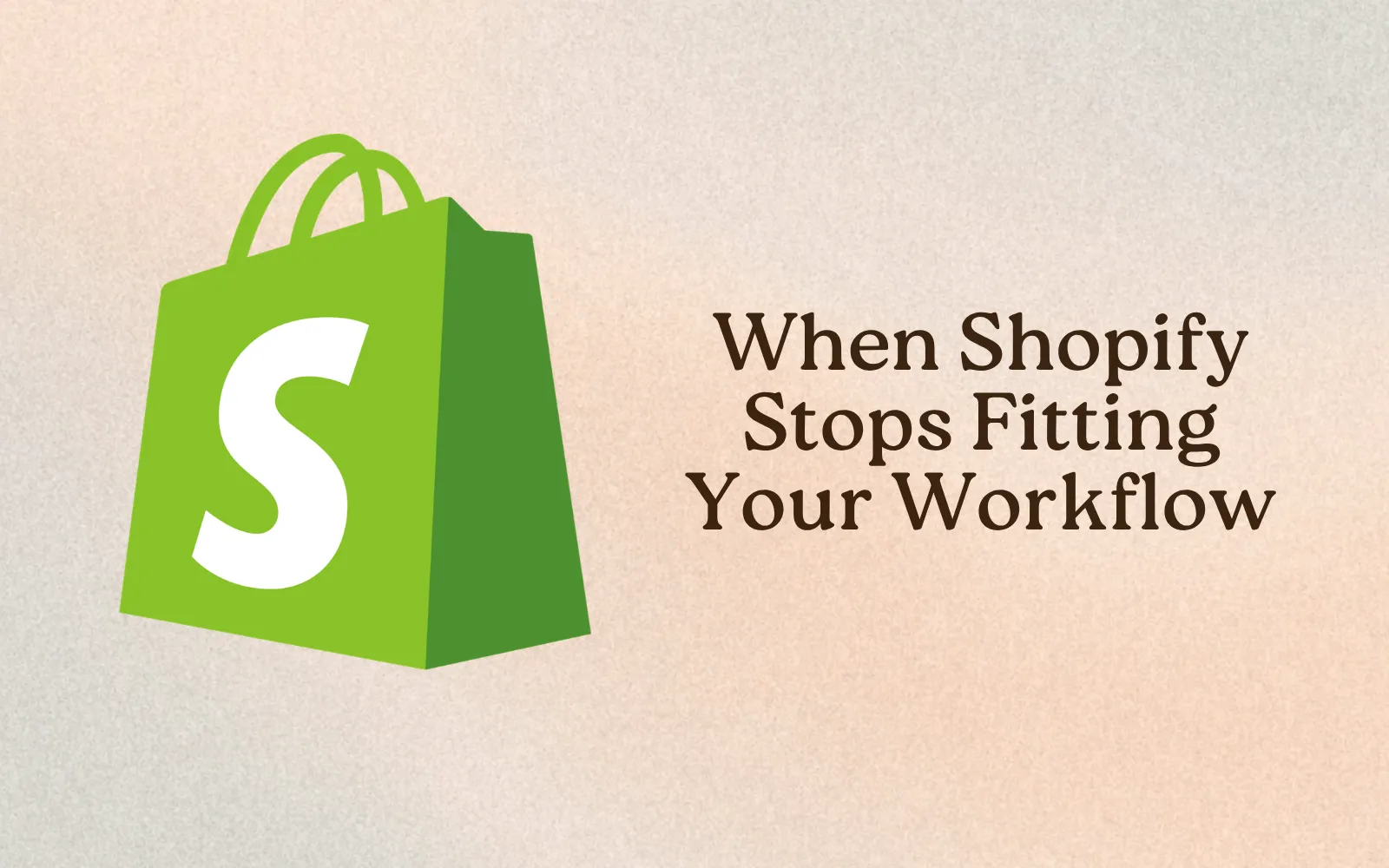 Shopify Alternative for Custom Ecommerce Workflows: When Floot Makes More Sense